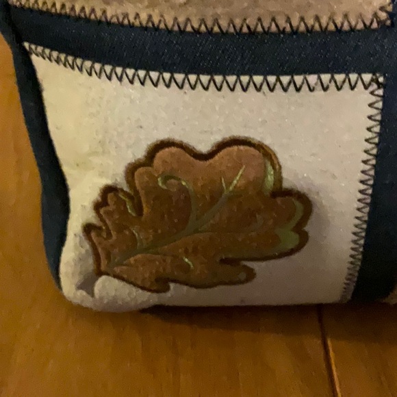 Denim and felt applique fall purse or tote - Picture 5 of 10